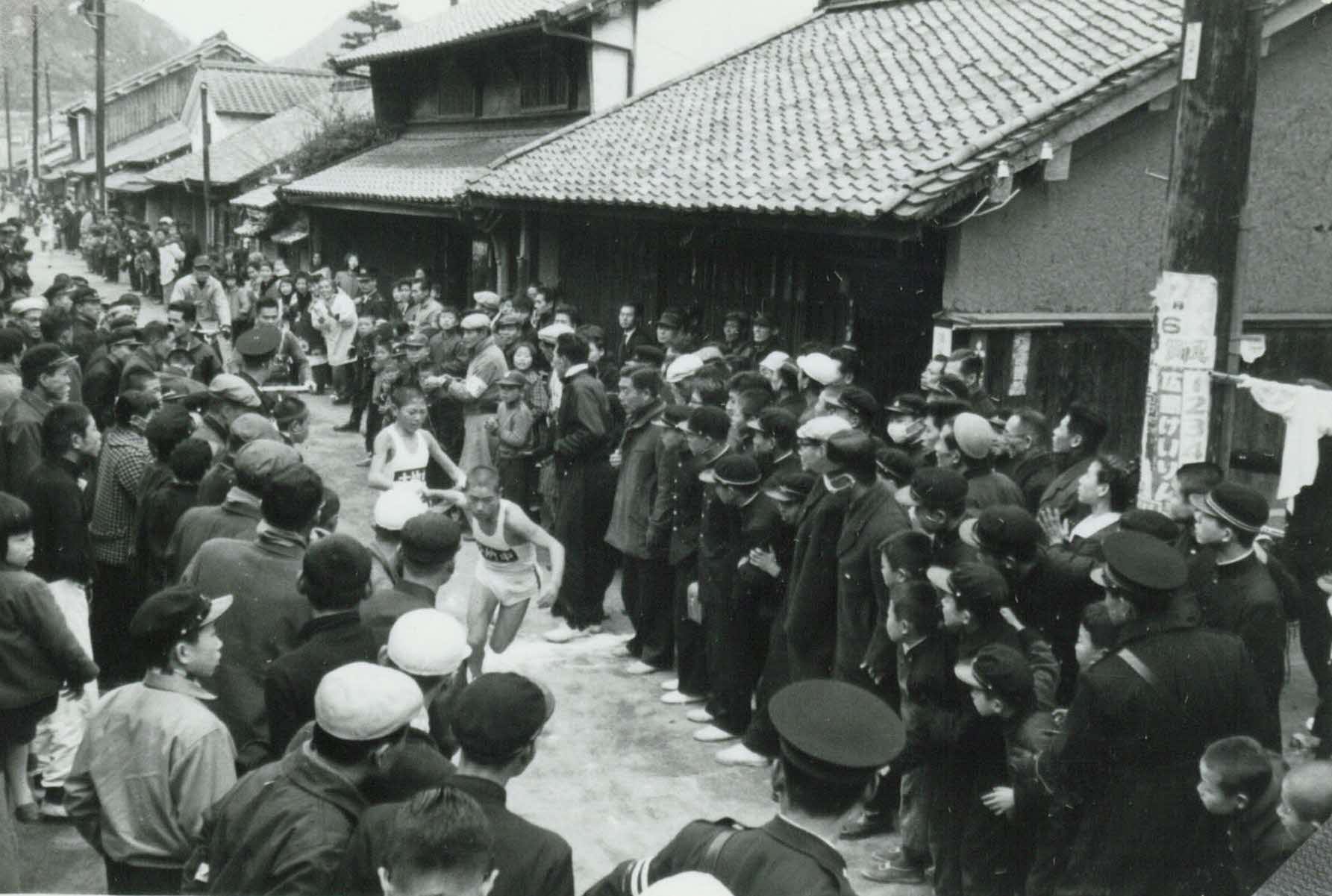 大竹駅伝(玖波中継点)