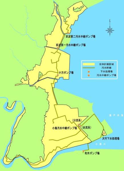 下水道施設地図