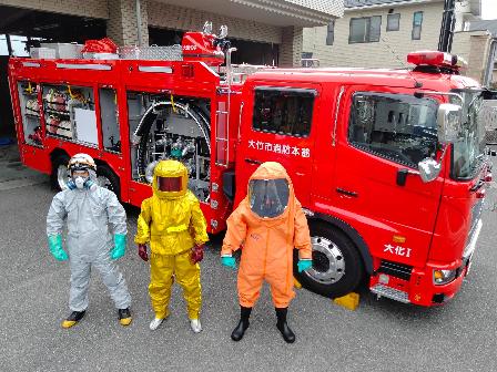 (写真)防護服