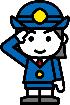 女性警察官の絵