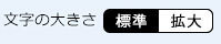 文字サイズ変更画面イメージ