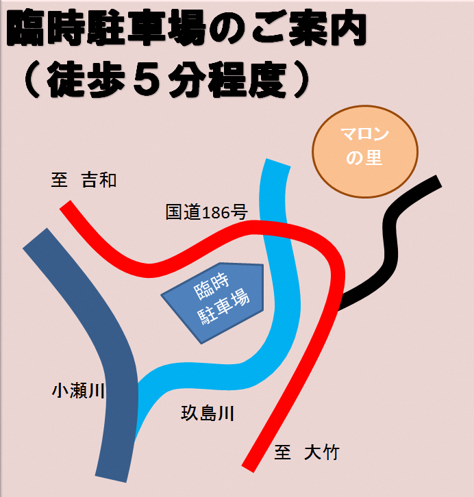 臨時駐車場地図
