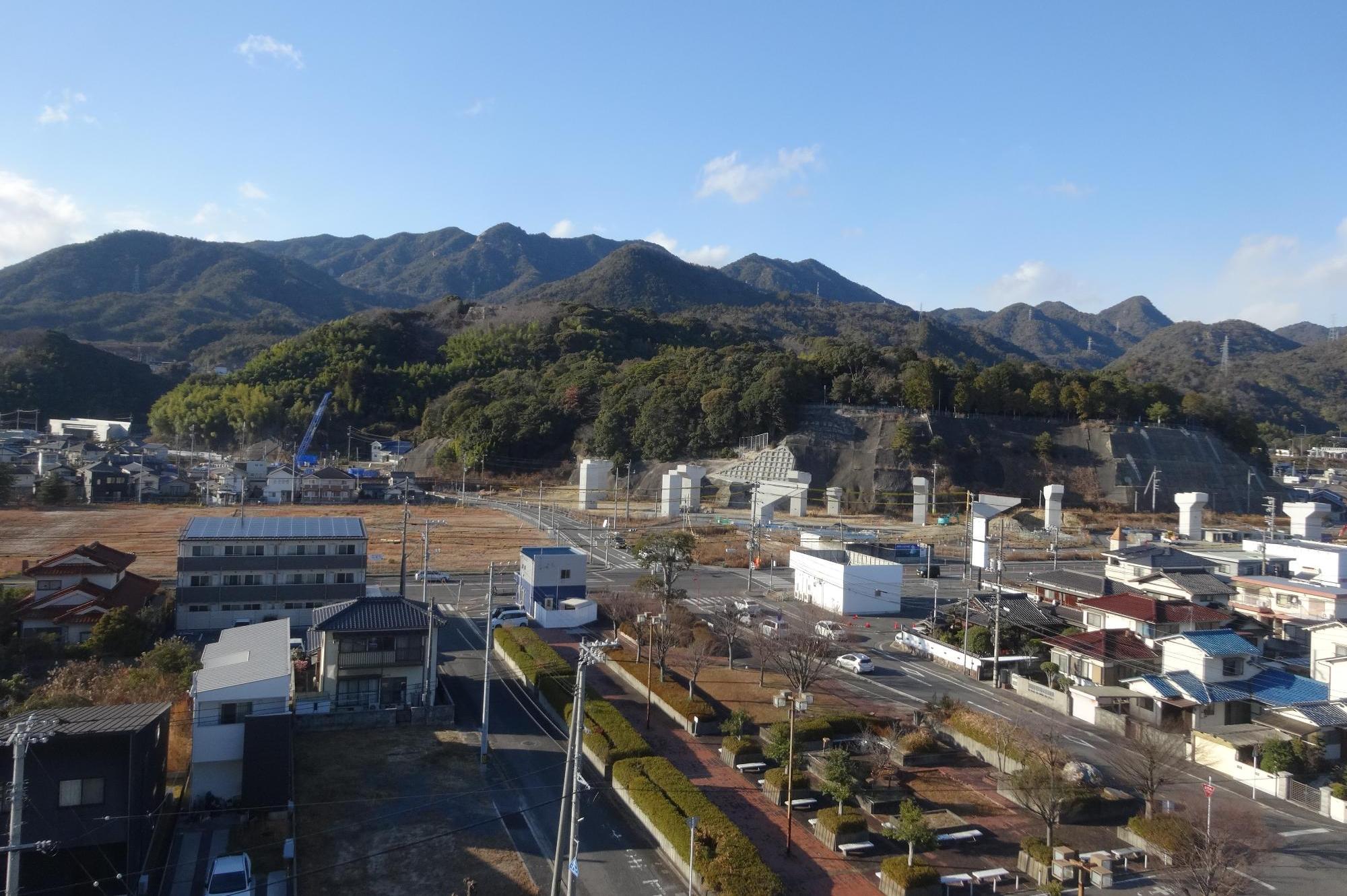 小方地区工事状況（大竹市役所より）