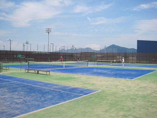 （写真）晴海臨海公園テニスコート