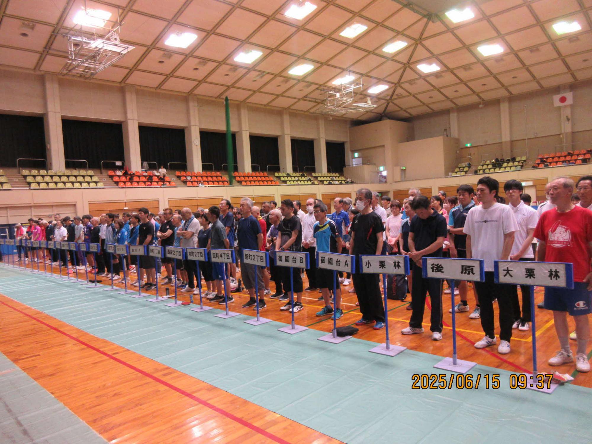 R7ラージボール卓球大会1
