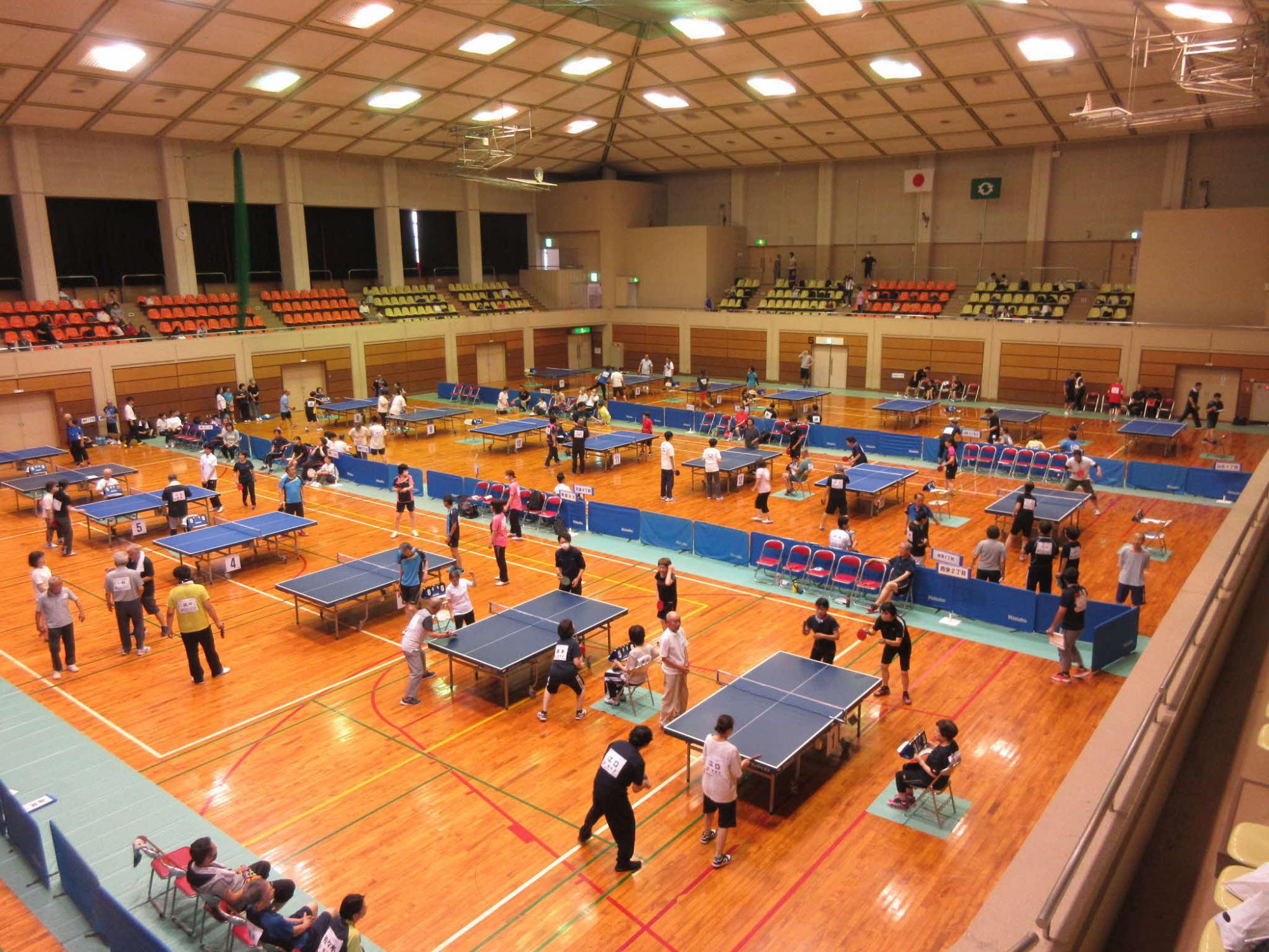 （イメージ）【6月15日開催】自治会対抗市民ラージボール卓球大会