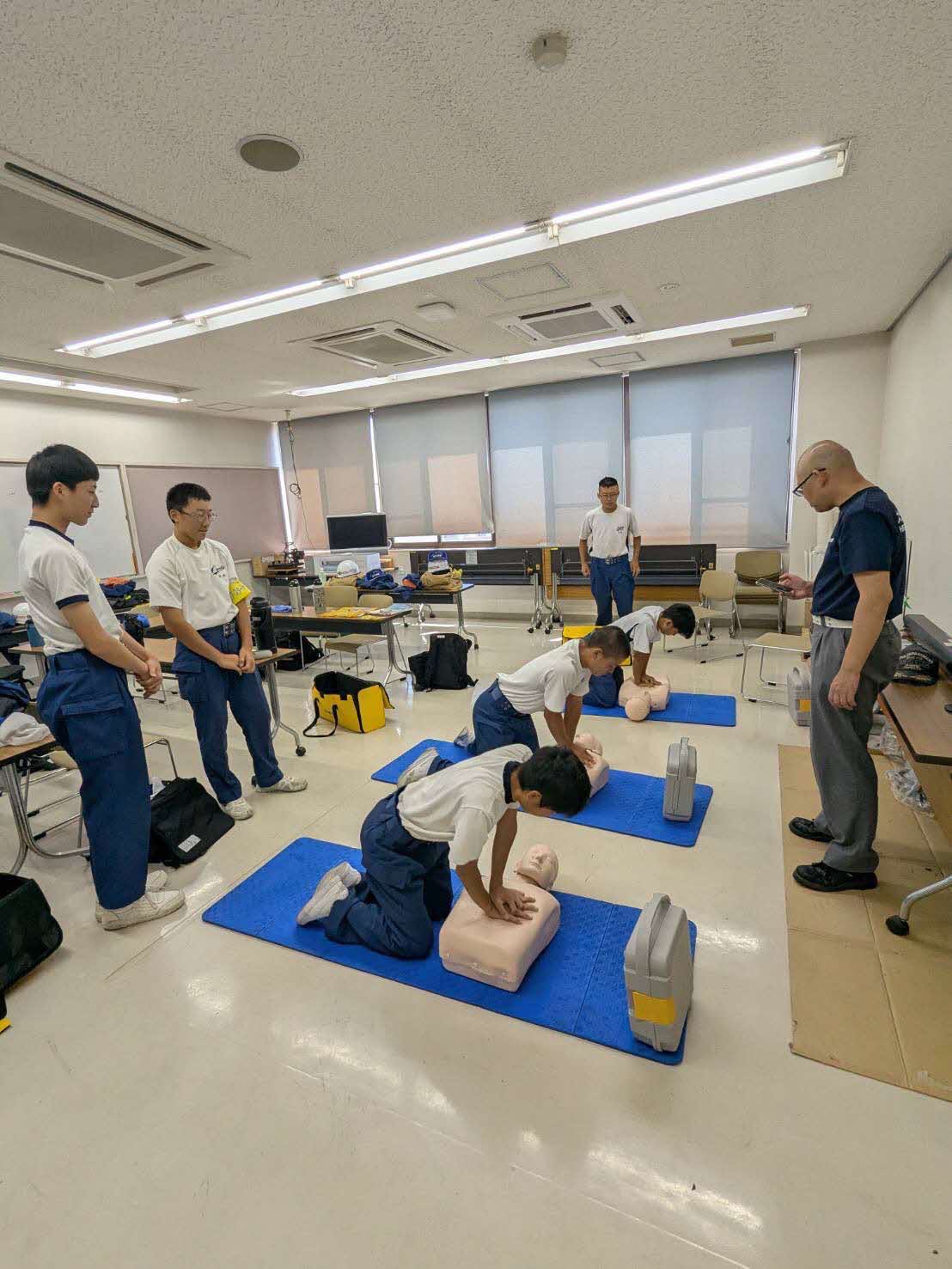 職場体験　普通救命