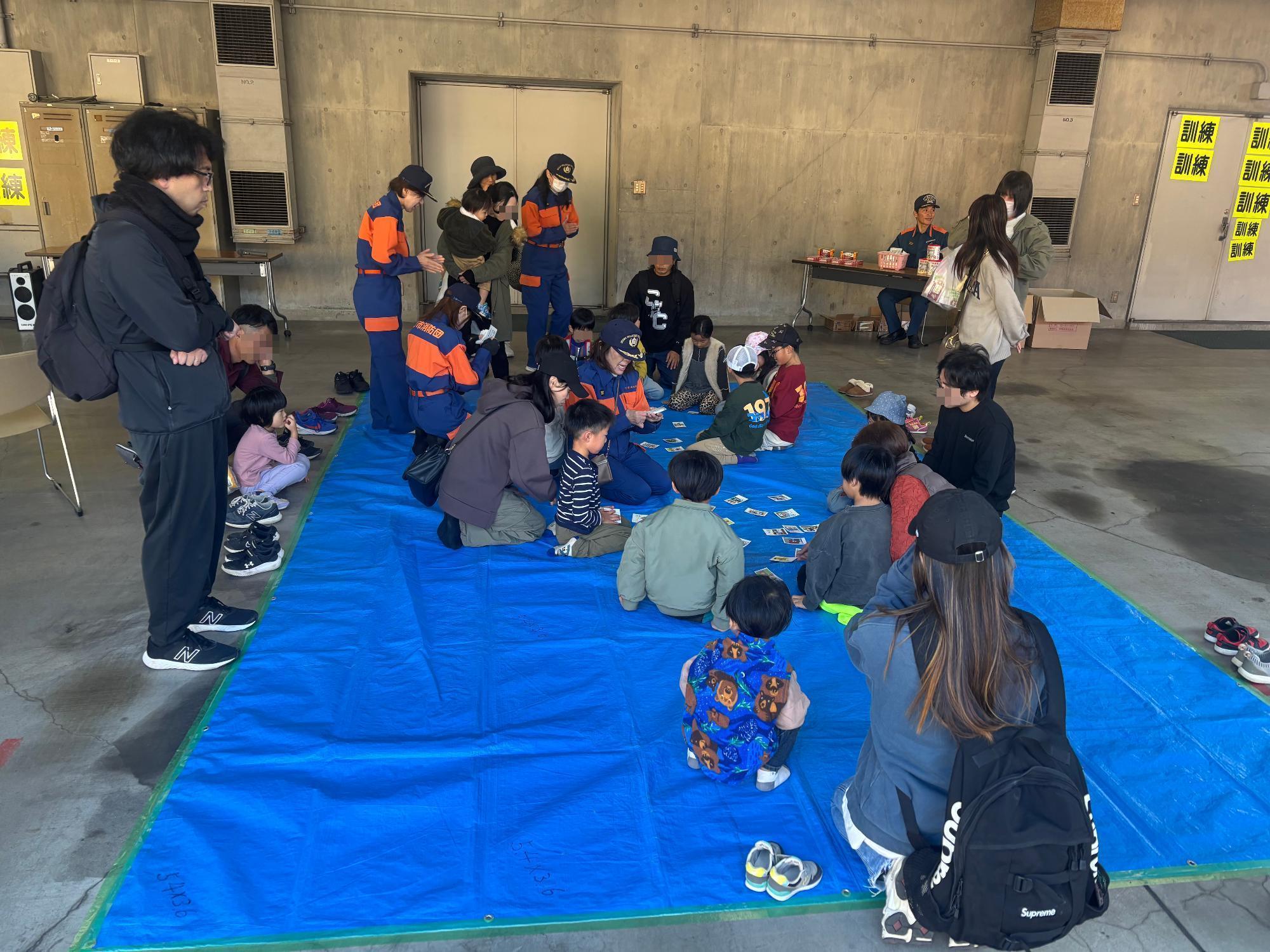 防災カルタコーナー