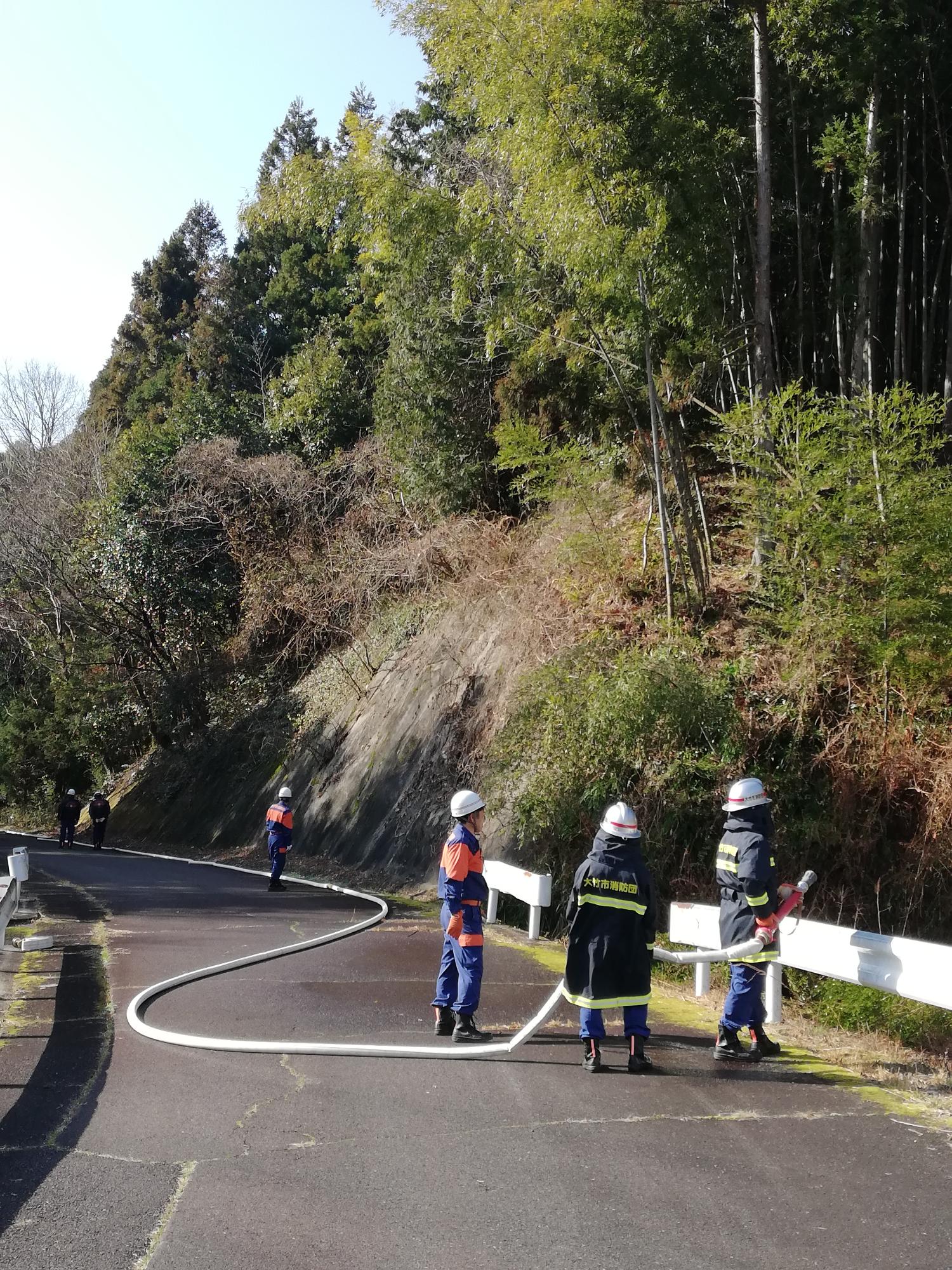 消防団春季訓練